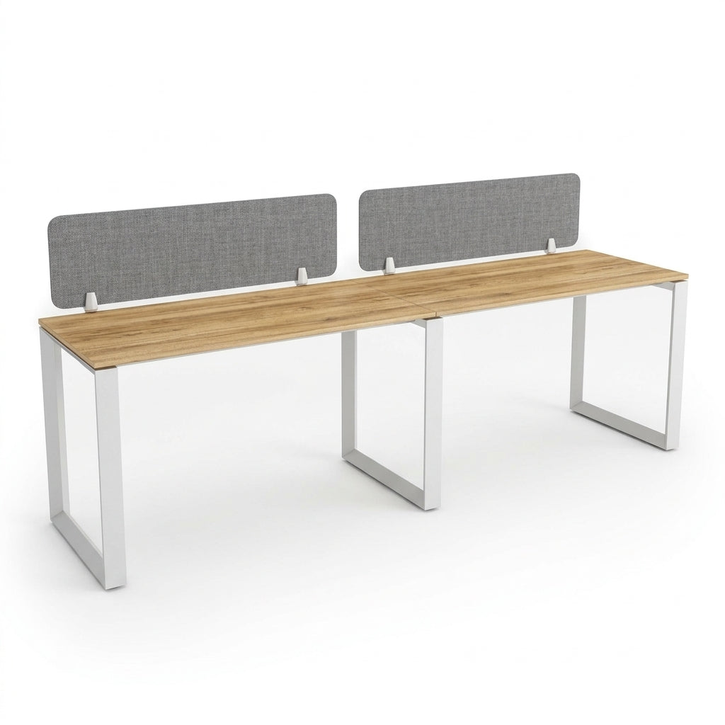 Side-by-Side Linear Workstation for Two Person – WS-SB2P-LOOP