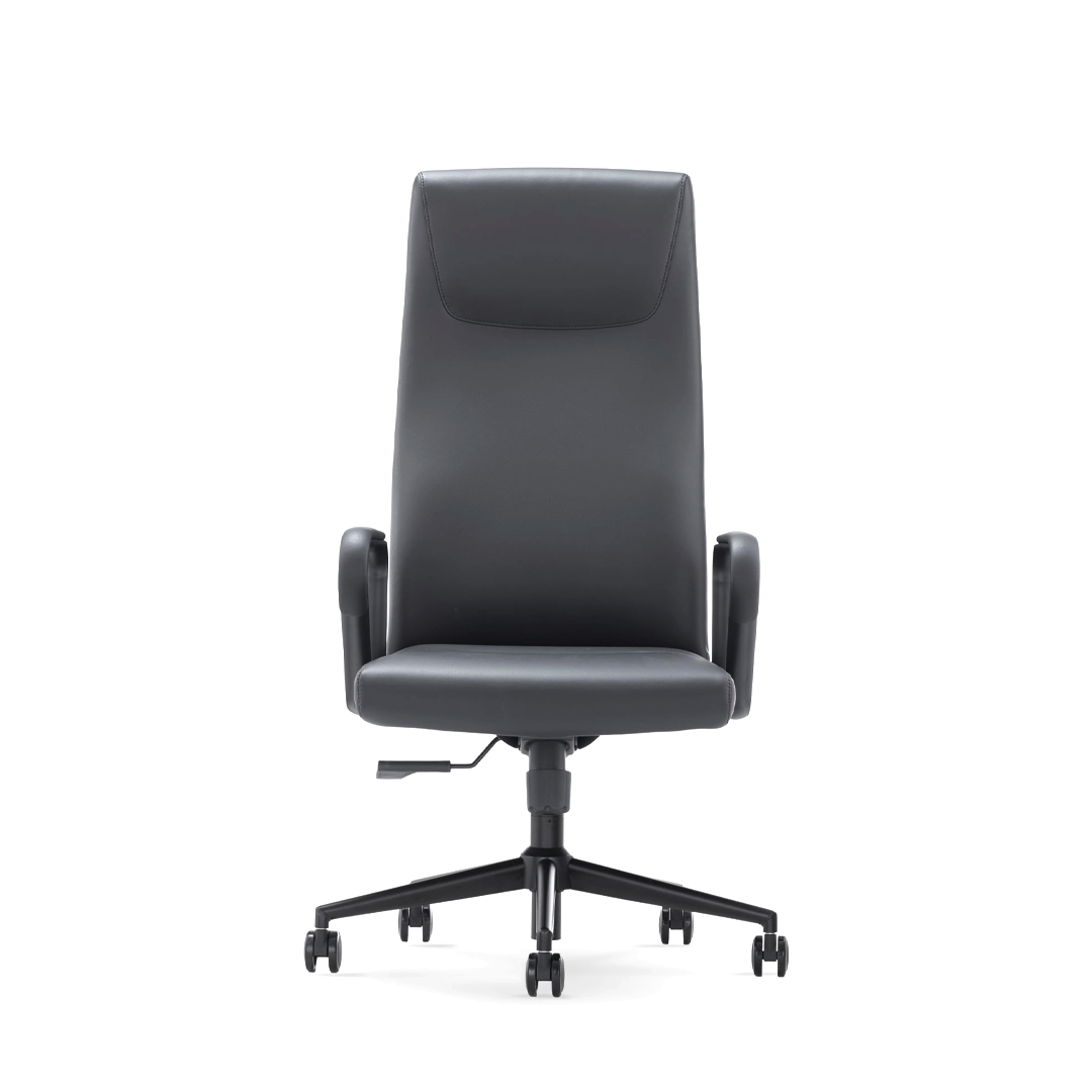 High Back Leather Chair 2461-H – Black Executive Office Chair