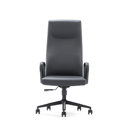 High Back Leather Chair 2461-H – Black Executive Office Chair