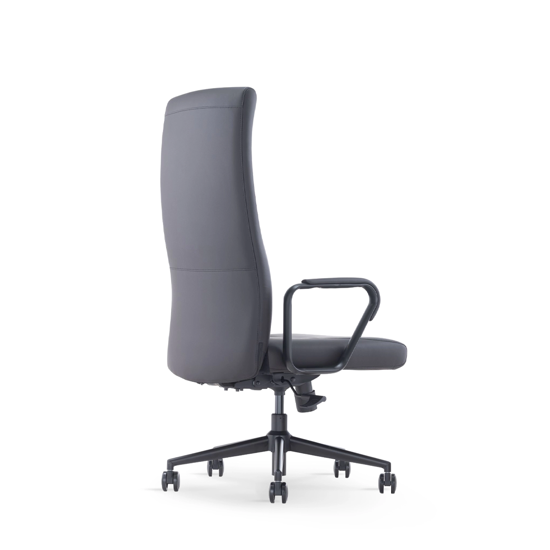 High Back Leather Chair 2461-H – Black Executive Office Chair