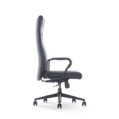 High Back Leather Chair 2461-H – Black Executive Office Chair