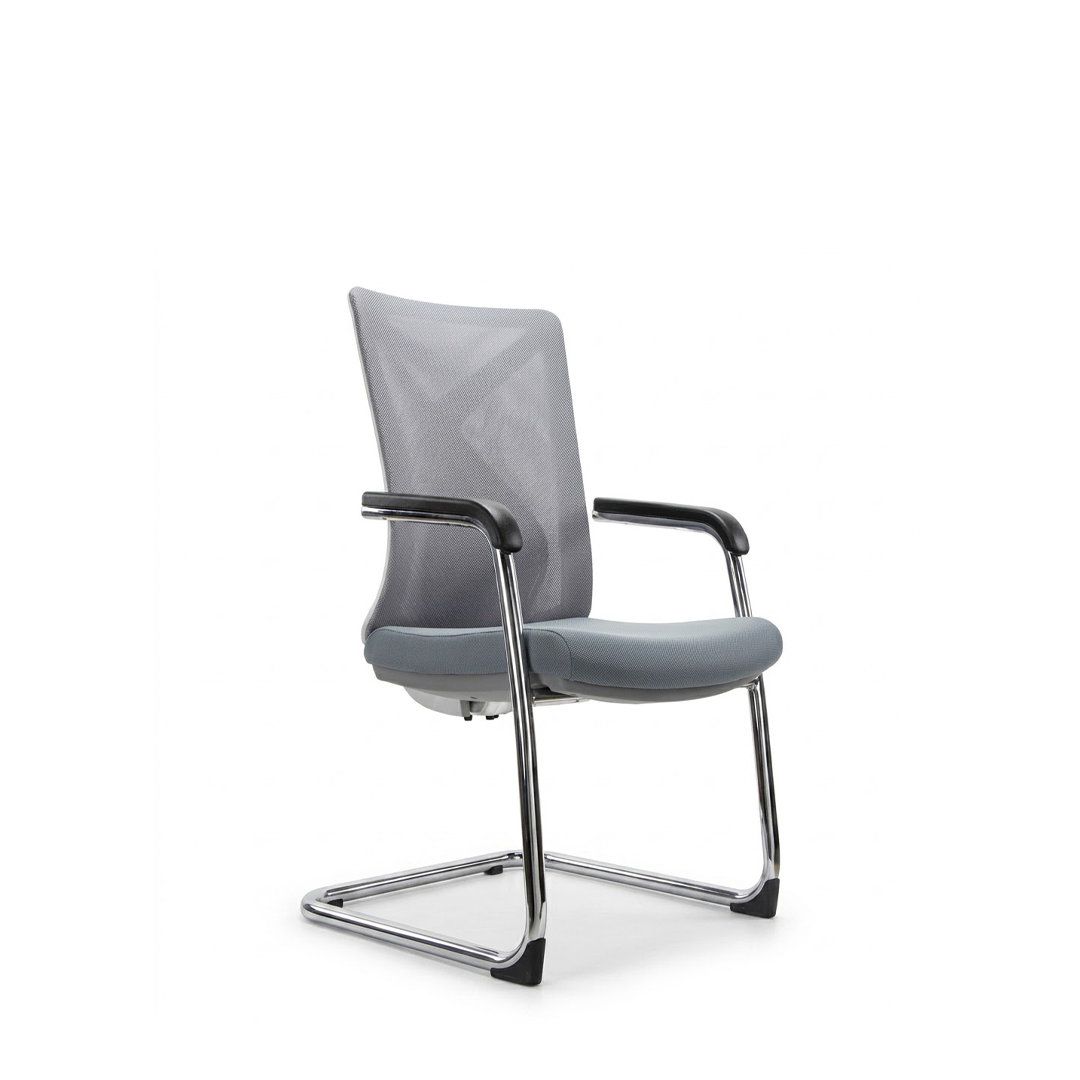 Visitor Chair 6238-VG – Grey Mesh Office Visitor Chair