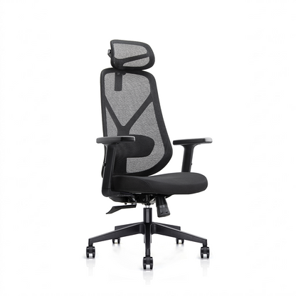 High Back Mesh Chair 6243-H – Adjustable Headrest & Lumbar Support