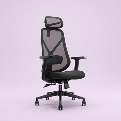 High Back Mesh Chair 6243-H – Adjustable Headrest & Lumbar Support