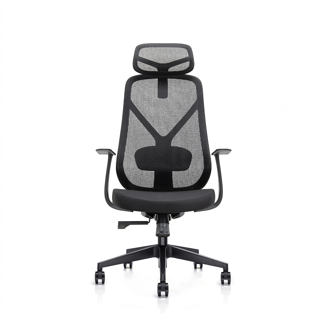 High Back Mesh Chair 6243-H – Adjustable Headrest & Lumbar Support