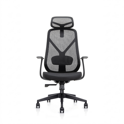 High Back Mesh Chair 6243-H – Adjustable Headrest & Lumbar Support