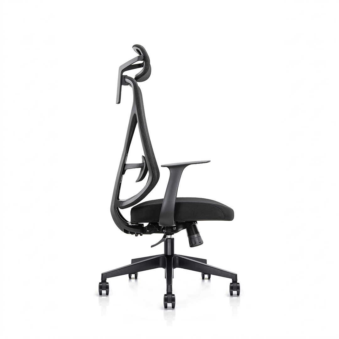 High Back Mesh Chair 6243-H – Adjustable Headrest & Lumbar Support