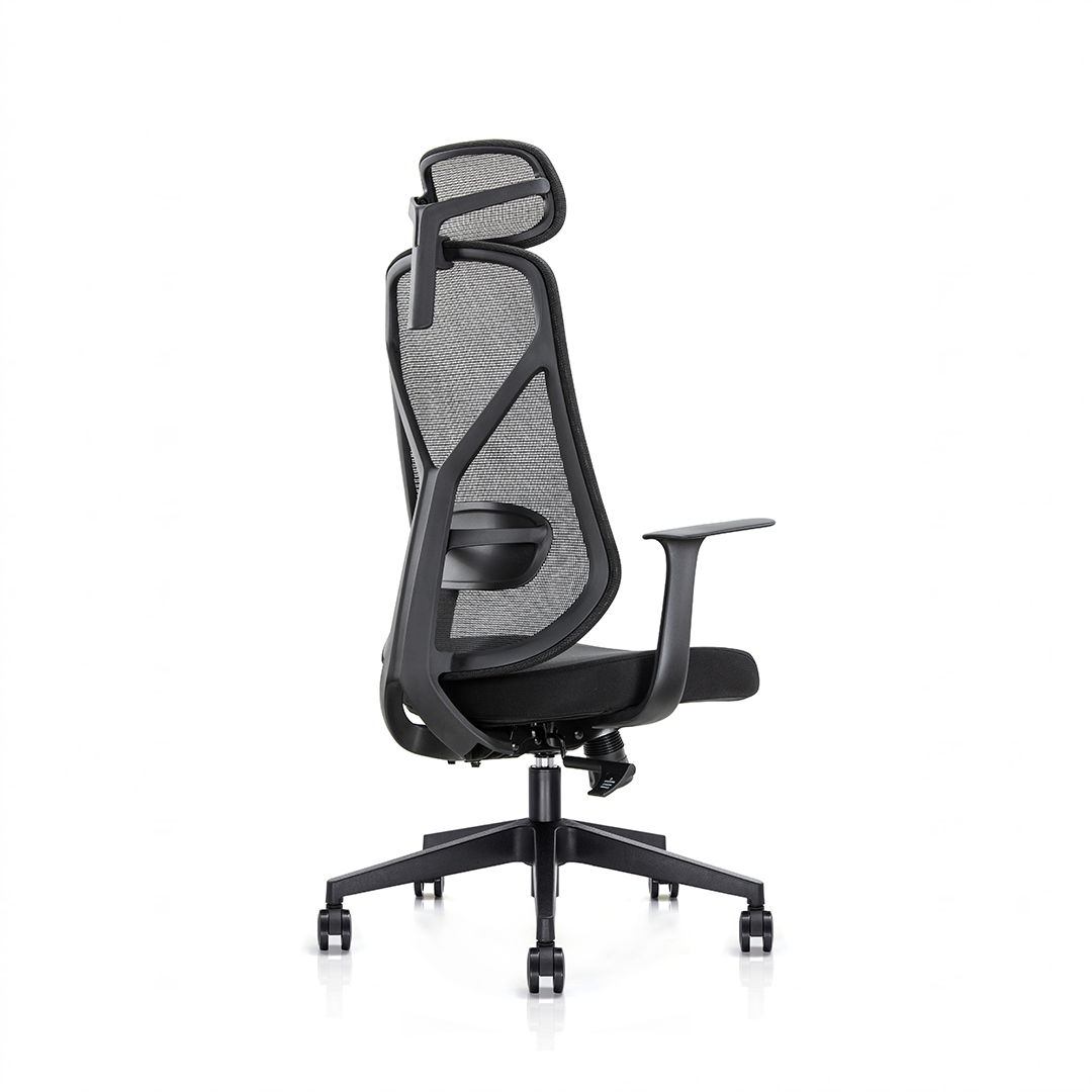 High Back Mesh Chair 6243-H – Adjustable Headrest & Lumbar Support
