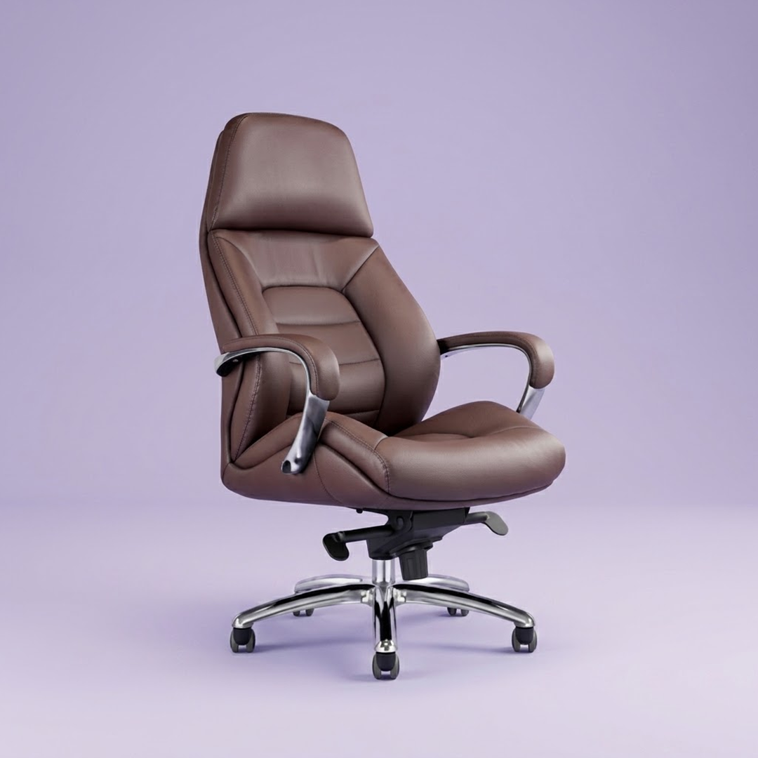 High Back Leather Chair F01-H - Executive Chair