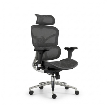 High Back Mesh Chair J7-H – 3D Adjustable Headrest & Sliding Seat