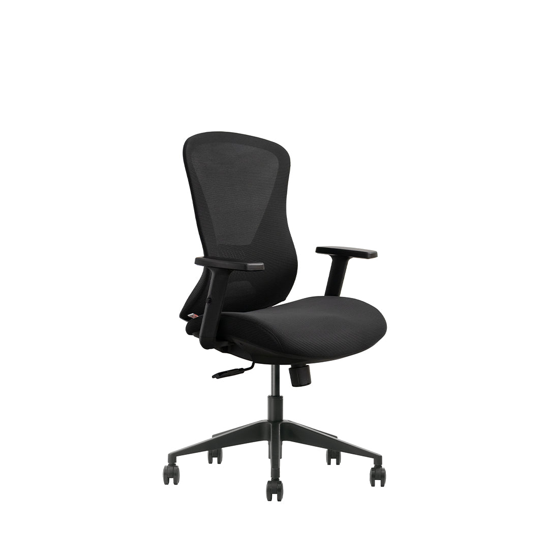 Medium Back Mesh Chair GK2-M – Adjustable Lumbar & TPU Arms